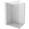 Mexen Kioto dušo siena Walk-in 90 x 200 cm, permatoma 8 mm, balta - 800-090-101-20-00