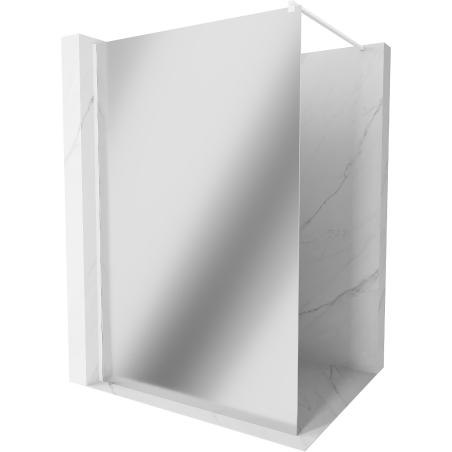 Mexen Kioto dušo pertvara Walk-in 70 x 200 cm, veidrodinis 8 mm, baltas - 800-070-101-20-50