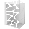 Mexen Kioto dušo siena Walk-in 90 x 200 cm, balta banga 8 mm, balta - 800-090-101-20-97
