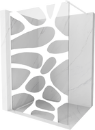 Mexen Kioto dušo pertvara Walk-in 120 x 200 cm, balta banga 8 mm, balta - 800-120-101-20-97