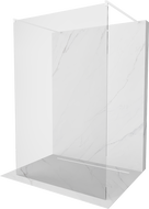 Mexen Kioto pastatoma dušo sienelė 100 x 200 cm, Skaidrus 8 mm, Balta - 800-100-002-20-00