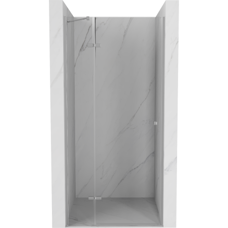 Mexen Roma pakreipiamos dušo durys 90 cm, Skaidrus, Chromo - 854-090-000-01-00