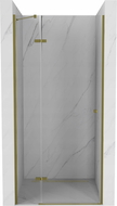 Mexen Roma varstomos dušo durys 120 cm, skaidrios, auksinės - 854-120-000-50-00
