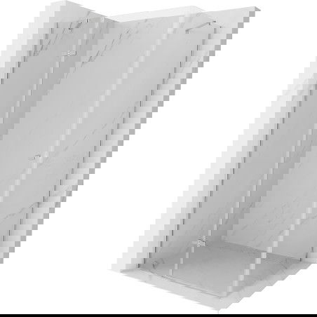 Mexen Roma dušo kabina, stumdomosios durys 70 x 100 cm, skaidrus, chromas - 854-070-100-01-00