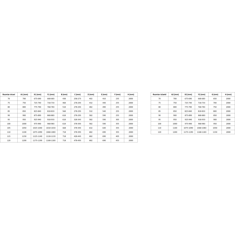 Mexen Mist-H T dešiniajame šone esanti dušo kabina, skaidri, valcuotas varis - 8A5T-085-080-65-00-P