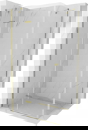 Mexen Roma atsidarančios dušo kabinos 90 x 70 cm, skaidri, auksinė - 854-090-070-50-00