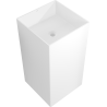 Mexen Xola-2 laisvai pastatomas praustuvas iš konglomerato 45 x 45 cm, baltas matinis - 26594500