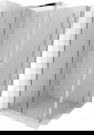 Mexen Apia stumdomas dušo kabinos komplektas 100 x 100 cm, skaidrus, chromuotas - 840-100-100-01-00