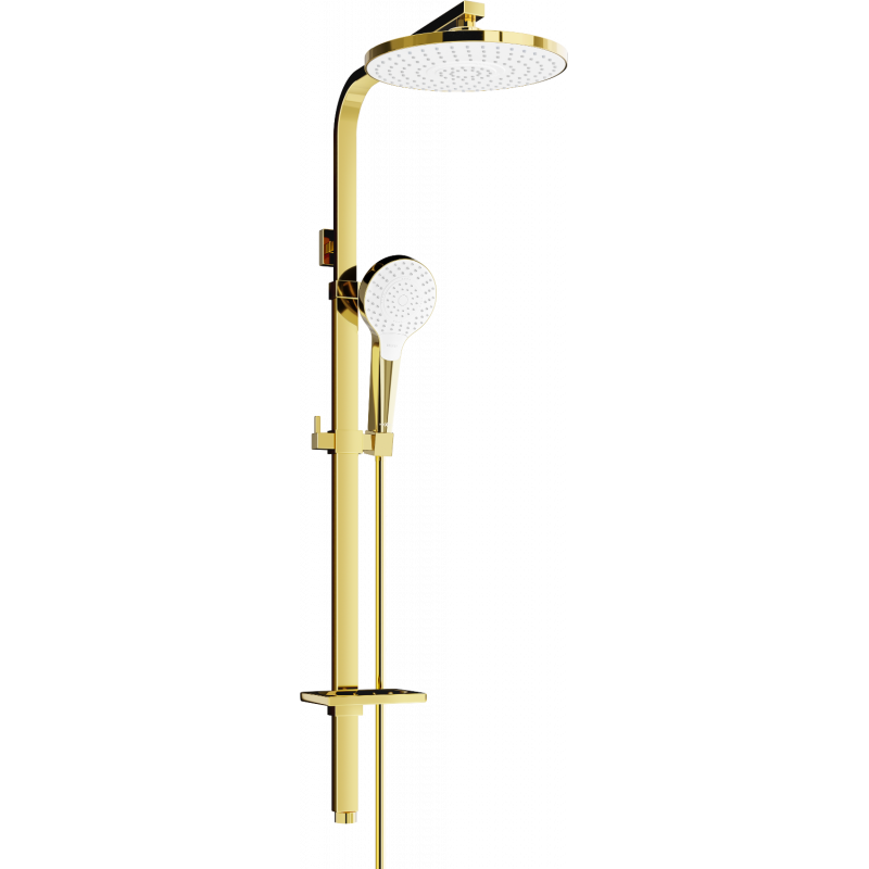 Mexen Q05 dušo kolonėlė, auksinė/balta - 798050595-50