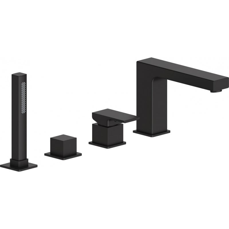 Mexen Cube vonios čiaupas, juodas - 72932-70