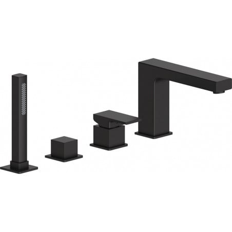 Mexen Cube vonios čiaupas, juodas - 72932-70