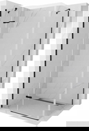 Mexen Roma vartoma dušo kabina, 110 x 100 cm, skaidri, juoda - 854-110-100-70-00