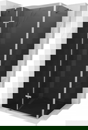 Mexen Roma atveriama dušo kabina 70 x 80 cm, grafitas, chromas - 854-070-080-01-40