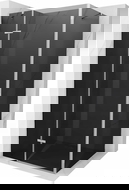 Mexen Roma atveriama dušo kabina 90 x 100 cm, grafitas, chromas - 854-090-100-01-40