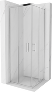 Mexen Rio kvadratinė dušo kabina 70 x 70 cm, skaidri, chromuota - 860-070-070-01-00