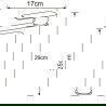 Mexen Alfa R40 vonios komplektas, juodas - 745713R40-70
