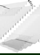 Mexen Kioto laisvai stovinti dušo sienelė 140 x 200 cm, permatoma/matinė 8 mm, juoda - 800-140-002-70-35