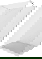 Mexen Kioto laisvai stovinti dušo siena 130 x 200 cm, skaidri 8 mm, chromas - 800-130-002-01-00