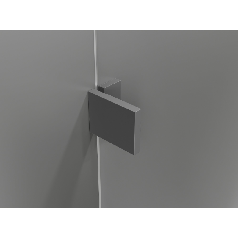 Mexen Lunar Duo dušo kabina atveriama kairė 120 x 110 cm, permatoma, gun metal - 834-120L-110P-95-00