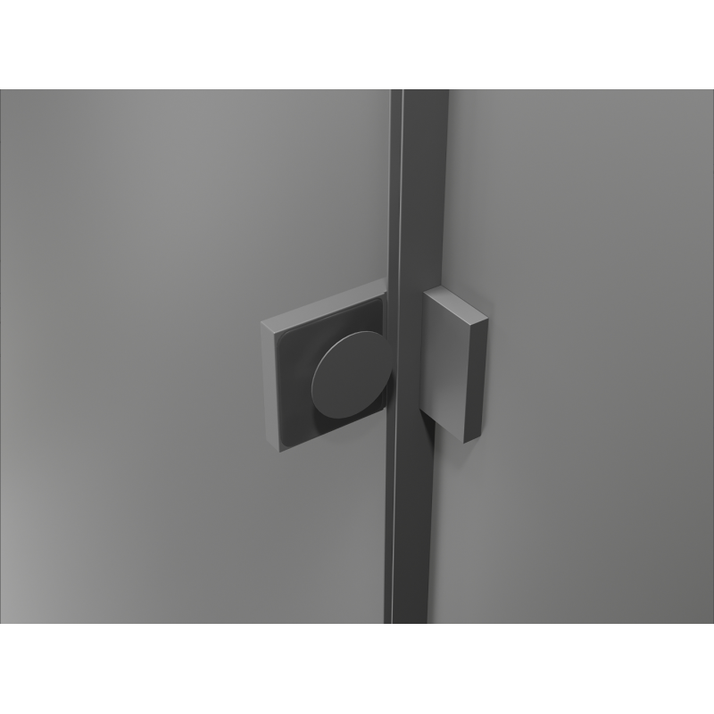 Mexen Lunar Duo dušo kabina atveriama kairė 120 x 110 cm, permatoma, gun metal - 834-120L-110P-95-00