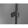 Mexen Lunar Duo dušo kabina atveriama kairė 120 x 110 cm, permatoma, gun metal - 834-120L-110P-95-00