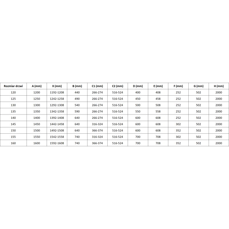 Mexen Lunar L dešinės pusės dušo durys, atidaromos, 130 cm, skaidrios, šlifuotas auksas - 834SL-130-050-55-00-P