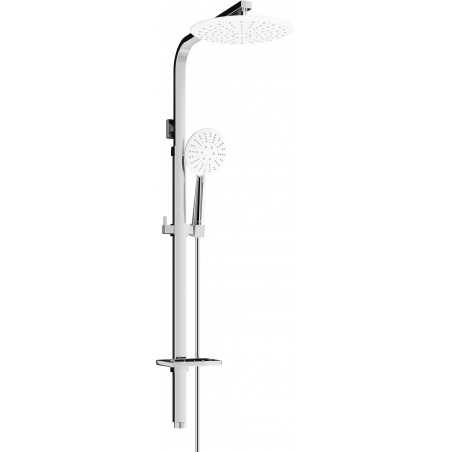 Mexen Q67 dušo kolonėlė, chromuota/balta - 798676795-00