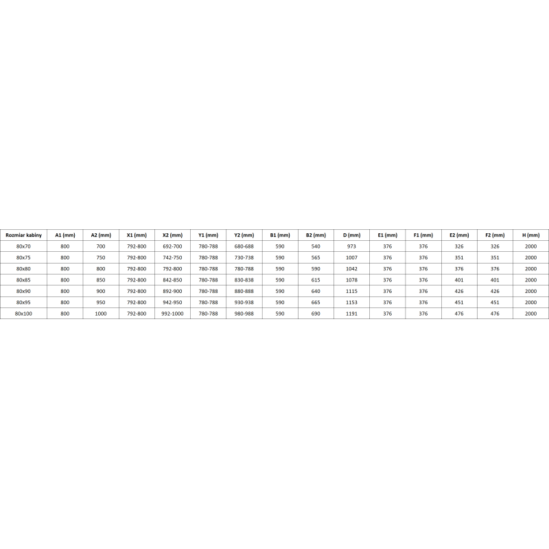 Mexen Lunar-F Duo sulankstoma dušo kabina 80 x 75 cm, skaidri, rožinis auksas - 836-080L-075P-60-00