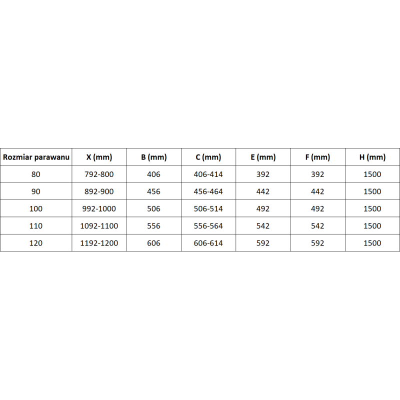 Mexen Lunar L vonios ekranas, 2-durų, kairinis, 80 x 150 cm, skaidrus, auksinis - 897L-080-100-50-00-L