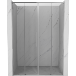 Mexen Rox stumdomos dušo durys 140 cm, skaidrios, chromas - 8C2-140-002-01-00