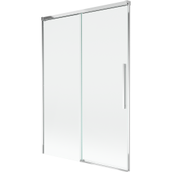 Mexen Rox vonios ekranas 2-dalių slankiojantis 120 x 150 cm, skaidrus, chromas - 8C9-120-001-01-00