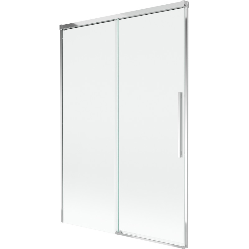 Mexen Rox 2-dalių stumdomas vonios ekranas 120 x 150 cm, permatomas, chromuotas - 8C9-120-001-01-00