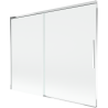 Mexen Rox dviejų sparnų sulankstomas vonios ekranas 190 x 150 cm, skaidrus, chromas - 8C9-190-001-01-00