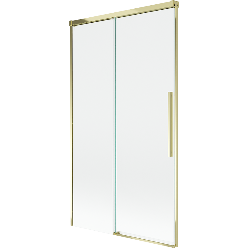 Mexen Rox dviejų dalių slankiojamas dušo ekranas 100 x 150 cm, permatomas, auksinis - 8C9-100-001-50-00