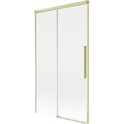 Mexen Rox 2 dalių slankiojantis dušo sienelė 100 x 150 cm, skaidrus, auksinis šlifuotas - 8C9-100-001-55-00