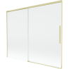 Mexen Rox slankiojanti dušo sienelė, 2-jų dalių, 190 x 150 cm, skaidri, auksinė matinė - 8C9-190-001-55-00