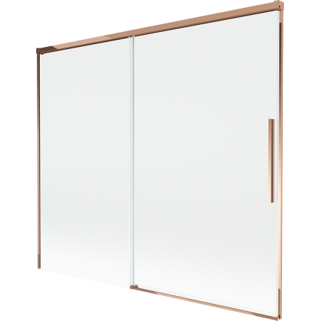 Mexen Rox voniai skirtas 2-jų dalių stumdomas ekranas 180 x 150 cm, skaidrus, rožinio aukso - 8C9-180-001-60-00