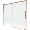 Mexen Rox voniai skirtas 2-jų dalių stumdomas ekranas 180 x 150 cm, skaidrus, rožinio aukso - 8C9-180-001-60-00