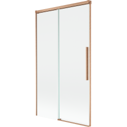 Mexen Rox 2-dalių stumdomas vonios sienelė 100 x 150 cm, permatomas, šepečiu valyta varis - 8C9-100-001-65-00