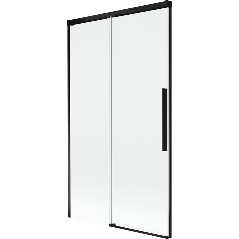 Mexen Rox dvigubas dušo ekranas, stumdomas 100 x 150 cm, skaidrus, juodas - 8C9-100-001-70-00