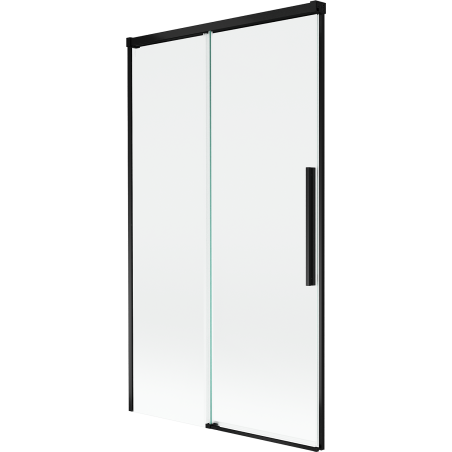 Mexen Rox dvigubas dušo ekranas, stumdomas 100 x 150 cm, skaidrus, juodas - 8C9-100-001-70-00