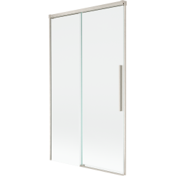 Mexen Rox dviejų dalių stumdomas vonios ekranas 100 x 150 cm, skaidrus, šepečiu poliruotas nikelis - 8C9-100-001-97-00