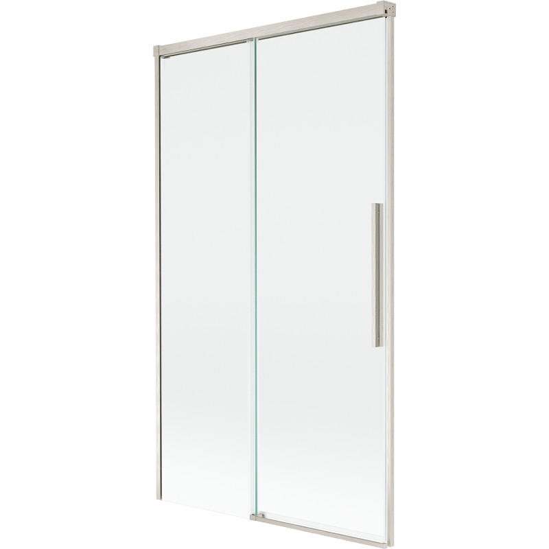 Mexen Rox 2 dalių slankus vonios ekranas 100 x 150 cm, permatomas, šlifuotas nikelis - 8C9-100-001-97-00