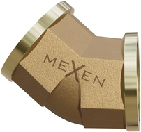 Mexen BRASS alkūnė 45° žalvarinė 1 GW x 1 GW - W97424-1010