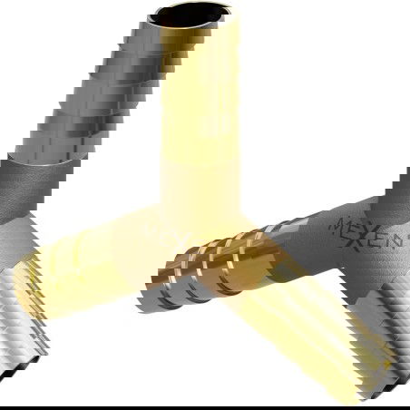 Mexen BRASS žalvarinis Y formos trišakis sujungimas žarnai 8 x 8 x 8 mm - W97429-080808
