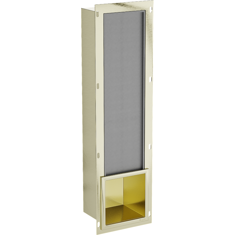 Mexen X-Wall-B tualetinio popieriaus laikiklis, auksinis šlifuotas - 1955