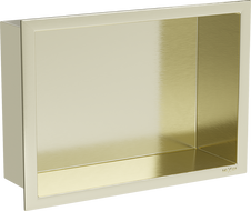 Mexen X-Wall-R nišinė lentyna su apvadu 30 x 20 cm, aukso šlifuota - 1950302010