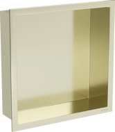 Mexen X-Wall-R nišinė lentyna su apvadu 30 x 30 cm, šlifuoto aukso spalvos - 1950303010