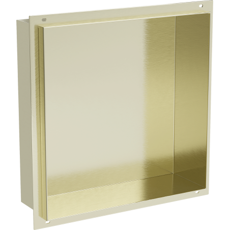 Mexen X-Wall-NR nišos lentyna be krašto 30 x 30 cm, auksinė šlifuota - 1951303010