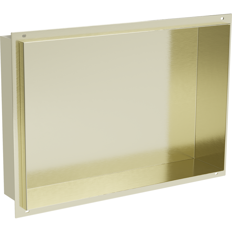 Mexen X-Wall-NR nišinė lentynėlė be apvado 45 x 30 cm, auksinė šlifuota - 1951453010
